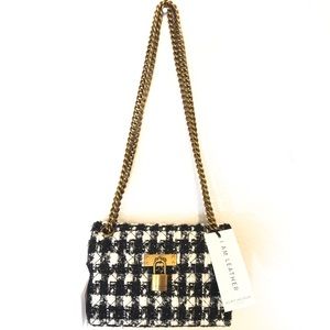KURT GEIGER | Tweed Mini Lock Bag
